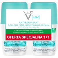 Vichy Dwupak Antyperspirant 48h Przeciw Śladom Na Ubraniach, 2 x 50 ml