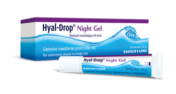 Hyal-Drop Night Gel Żel nawilżający do oczu, 10 g