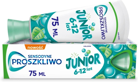 Sensodyne Proszkliwo Junior Pasta do zębów 6-12 lat, 75 ml