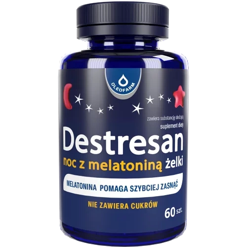 Destresan Noc Z Melatoniną, 60 żelków
