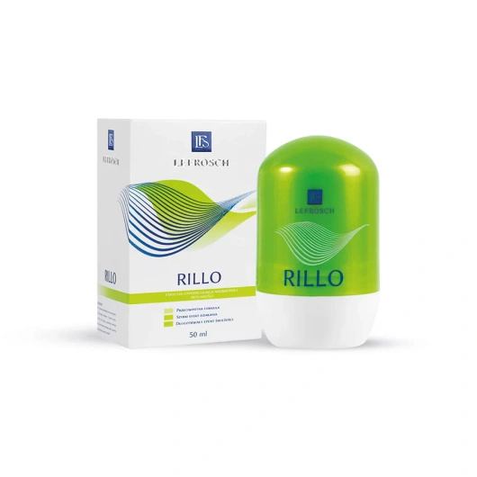 Rillo Emulsja zapobiegająca nadmiernej potliwości, 50 ml