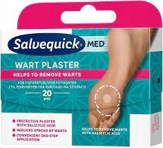 SALVEQUICK MED WART Plastry na kurzajki x 20 sztuk