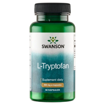 Swanson L-Tryptofan 0,5 g, 60 kapsułek