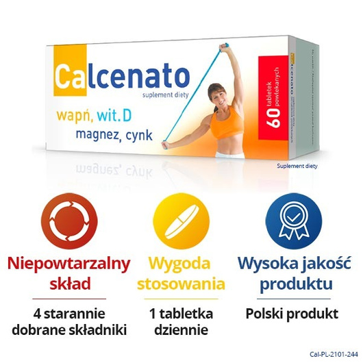 CALCENATO, 60 tabletek