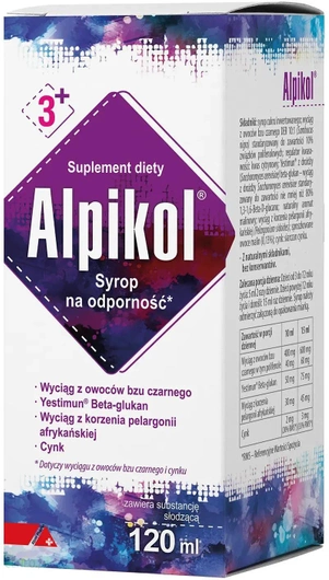 Alpikol 3+ Syrop na odporność 120 ml
