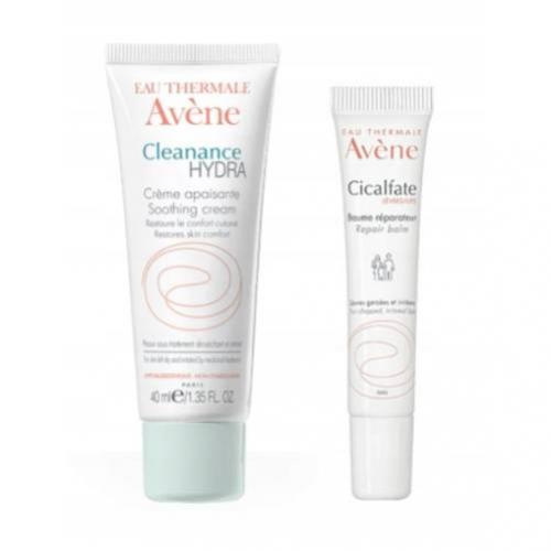 Avene Cleanance krem łagodzący 40ml + balsam do ust 10ml