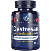 Destresan noc z melatoniną żelki, 30 sztuk