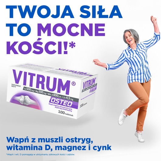 Vitrum Osteo tabletki, 60 sztuk