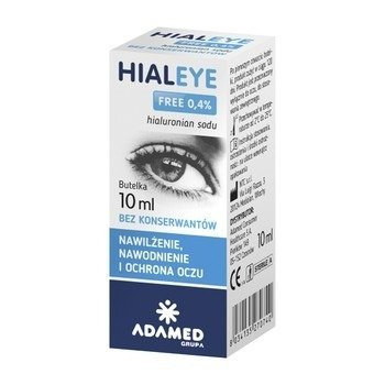 HIALEYE FREE 0,4% roztwór do oczu,10 ml