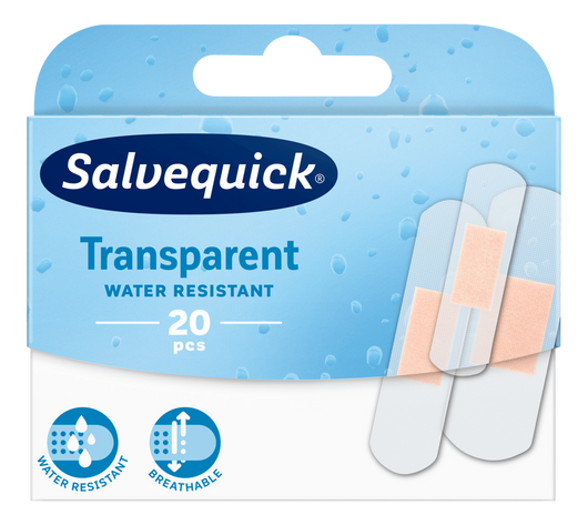 Plaster SALVEQUICK Transparentny 20szt.