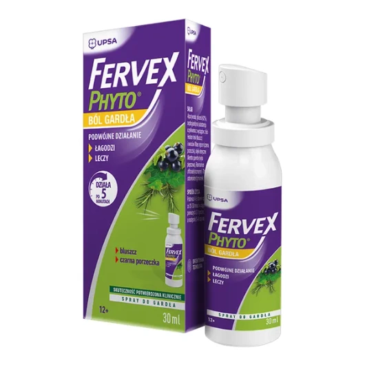 Fervex Phyto Ból Gardła Spray, 30 ml