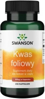 Swanson Kwas foliowy 800 µg, 250 kapsułek