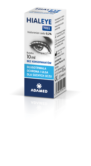 HIALEYE FREE Krople do oczu 0,2% x 10ml