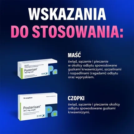 Posterisan, 10 czopków