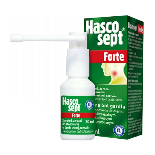 HASCOSEPT FORTE 3 mg/g aerozol 30 ml