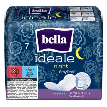 Bella Ideale StayDrai Night Ultracienkie podpaski na noc, 7 sztuk