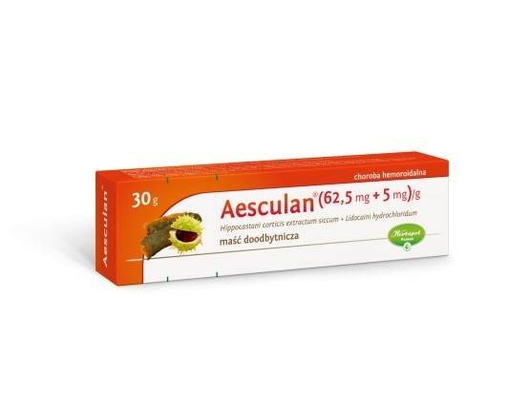 Aesculan maść doodbytnicza, 30 g