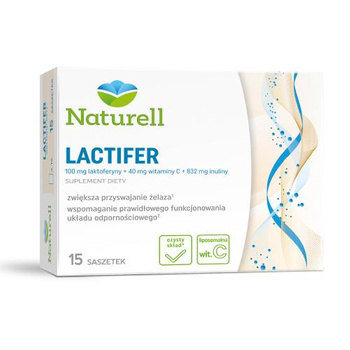 NATURELL Lactifer, 15 saszetek DATA WAŻNOŚCI 31/07/2025