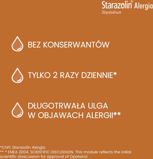 STARAZOLIN ALERGIA krople do oczu 1mg/ml, 5ml