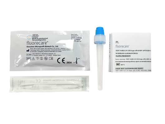 Fluorecare Test Combo Sars-Cov-2 & Grypa A/B & RSV Antygen