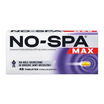 No-Spa MAX 80 mg, 48 tabletek powlekanych