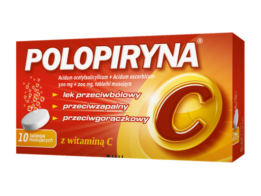 POLOPIRYNA C x 10 tabletek musujących