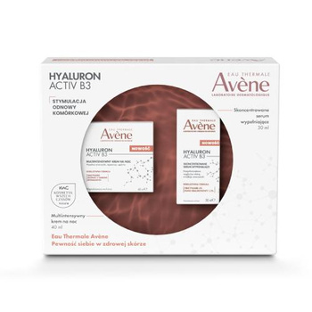 Zestaw AVENE HYALURON ACTIVE – Multiintensywny Krem na Noc oraz Skoncentrowane Serum Wypełniające