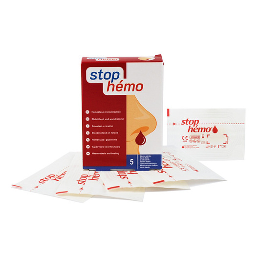 Stop Hemo Sterylne Tampony-opatrunki na krwawienia, 5 sztuk