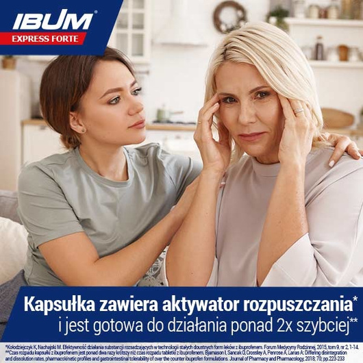 IBUM EXPRESS FORTE 400 mg, 36 kapsułek