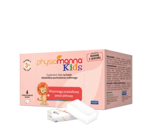 Physiomanna Kids, 6 rozpuszczalnych kostek