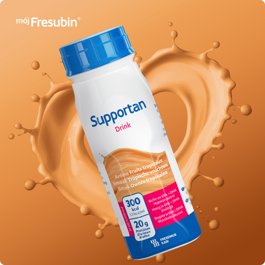 Supportan Drink Owoce tropikalne płyn do ust 4x200ml