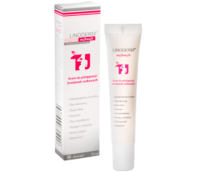 LINODERM MAMA krem do pielęgnacji brodawek sutkowych 15ml