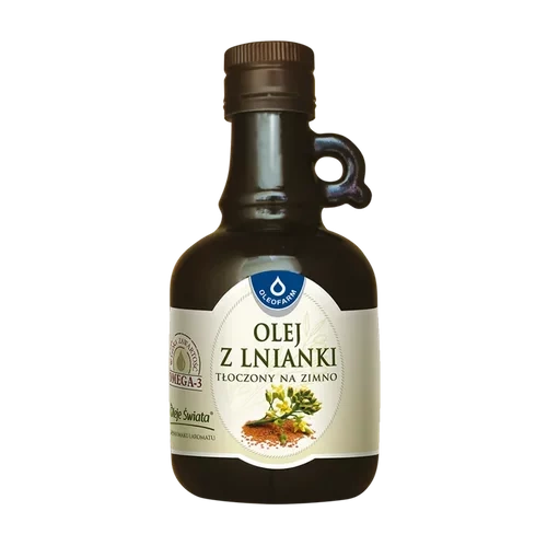 Oleofarm Olej z lnianki (rydzowy) tłoczony na zimno, 250 ml