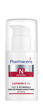 PHARMACERIS N CAPINON K 1% Krem w witaminą K uszczelniającą naczynka do twarzy, 30ml