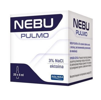 NEBU PULMO roztwór do inhalacji 20 ampułek po 5ml