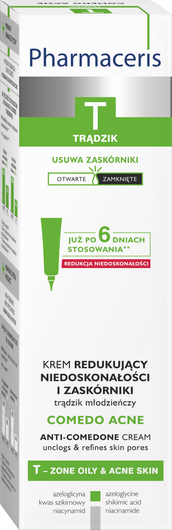PHARMACERIS T COMEDO ACNE Krem przeciw zaskórnikom, 40 ml