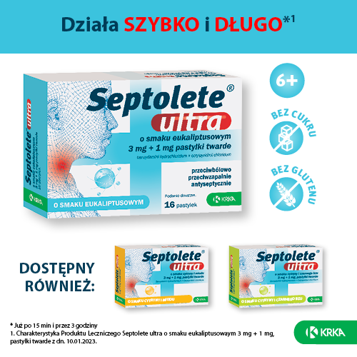 SEPTOLETE ULTRA,  16 pastylek 