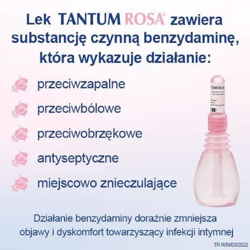 TANTUM ROSA roztwór dopochwowy 140 ml x 5 butelek