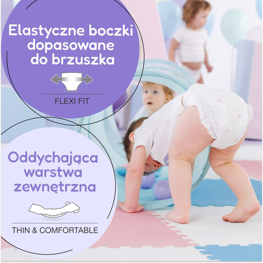 Bella Happy 3 Midi Pieluszka z dynamicznymi kanałami 5–9 kg, 1 sztuka