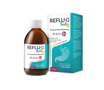 Reflu-G Baby Syrop na objawy refluksu u niemowląt i dzieci, 210 ml
