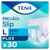 Tena Slip ProSkin Plus Rozmiar L (92-144cm) Pieluchomajtki, 30 sztuk