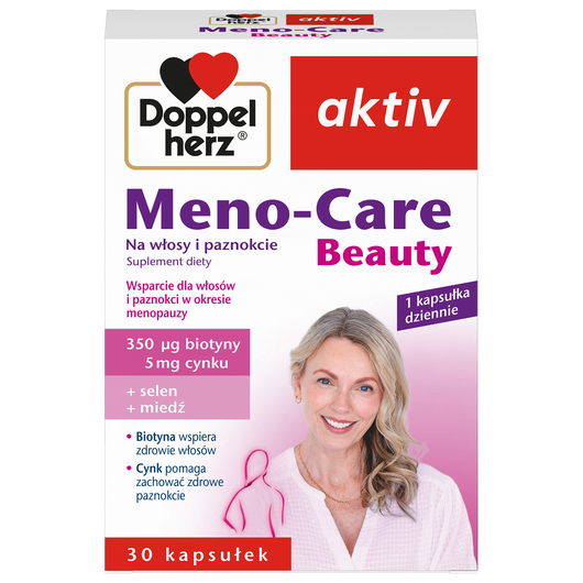 Doppelherz® aktiv Meno-Care Beauty na włosy i paznokcie, 30 tabletek