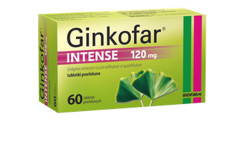 GINOFAR Intense 120mg, 60 tabletek powlekanych