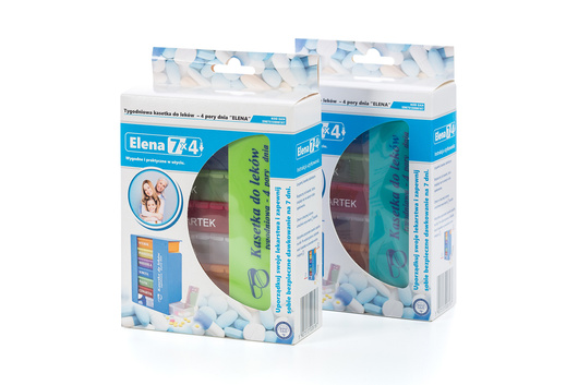 El-Comp Tygodniowa kasetka do leków Elena 7×4