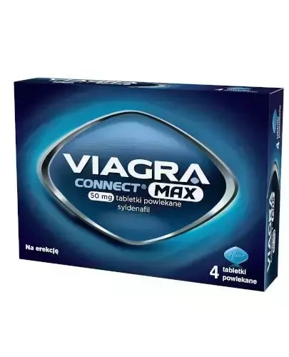 Viagra Connect Max tabletki powlekane 50mg, 4 tabletki