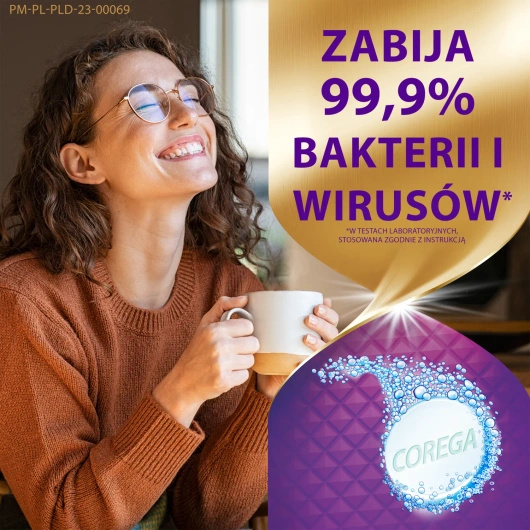 Corega Max Tabletki do czyszczenia protez, 30 tabletek