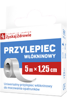 PRZYLEPIEC WŁÓKNINOWY 5m x 1,25cm ZYSKAJ ZDROWIE x 1 sztuka