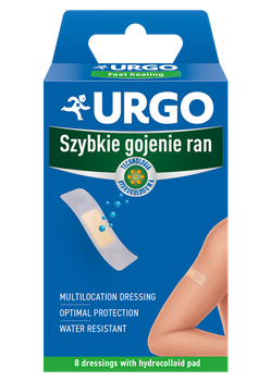 Opatrunek URGO Szybkie gojenie ran, 8 sztuk