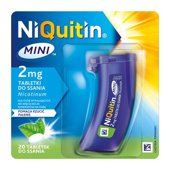 NiQuitin Mini 2 mg, 20 tabletek do ssania