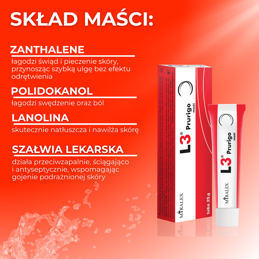 Prurigo L3 Maść ochronno-pielęgnacyjna z aplikatorem, 25 g